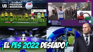 PES 2021 EN OTRO NIVEL Y AL 2022 CON DREAM PATCH V3 😍 | TUTORIAL INSTALACIÓN