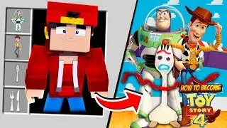 Minecraft - HOW TO BECOME FORKY FROM TOY STORY 4!