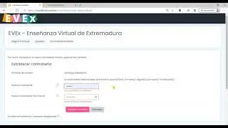 Evex Moodle. 03 Gestión de credenciales