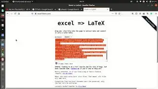 How To Create Table In Latex Using Excel ? [WORKED]
