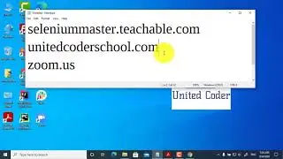 United Coder SDET Europe September 2020 Course Preparation Uyghurche