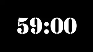 59 Minute Timer | 3540 Second Timer | 59 Minute Countdown