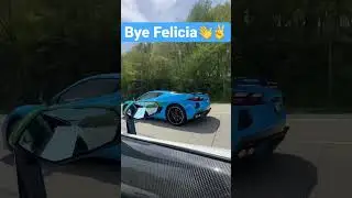 When the C8 Corvette meets the Aventador SVJ