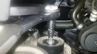 BMW, How to replace serpentine belt , and pulley tensioner.