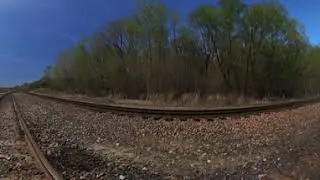 Eclipse Totality - 360° 6K Video, On the banks of the Mississippi, Cape Girardeau, MO  4-8-24