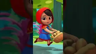 Little Red Riding Hood #shorts #nurseryrhymes #kidssongs #kindergarten #kidsmusic #singalong