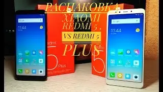 Xiaomi Redmi 5 Plus VS Redmi 5 - Распаковка и Сравнение!
