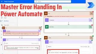 Master error handling in power automate | pro error handler PowerApps