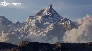 Create a Photorealistic mountain in Blender (From scratch) - Blender Tutorial
