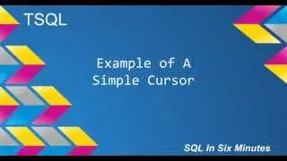 TSQL: Cursors (Example of a Simple Cursor)