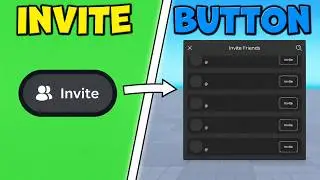 How to make an Top Bar Invite button in Roblox Studio