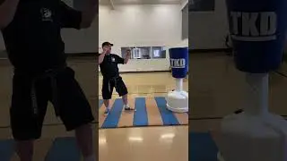 Finding your back-stance #itf #martialarts #taekowndo #stances