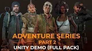 ADVENTURE SERIES PART 2 | Full pack with environment | UNITY demo | Game-ready 3D characters