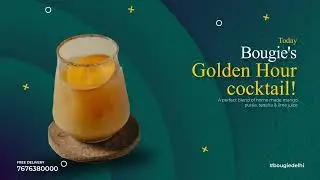 Animated menu for Restaurant In After Effects.