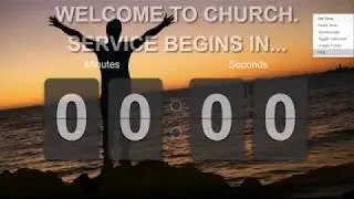 Church Service Countdown Timer App