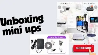 Unboxing mini UPS #MiniUps #UPS #unboxing