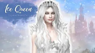 ICE QUEEN COLLAB W/ MINDIELEETV || Create a Sim || Simsbiosis