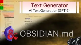 Obsidian - AI Text Generation