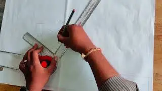 Projection of solids   Pentagonal prism-part 2