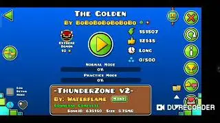 The Golden (100%) УРАААА Я ПРАШОЛ ЕВОООО ДАААА GEOMETRY DASH GD #1 DEMON BY BO AND MORE MONKEY ANUS