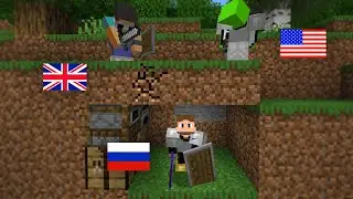 Dream, GeorgeNotFound VS Russian Speedrunner! [NOT FAKE]