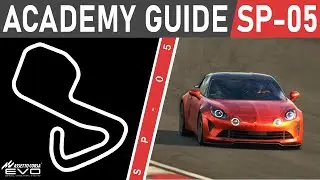 How To Get 3 Stars SP-05 Driving Academy Guide - Assetto Corsa EVO