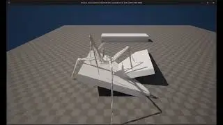 Procedural animation test of a multi-pedal creature | Unreal Engine 5.3 Control Rig