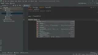 004 FastAPI Project Main Create Database Connection for API