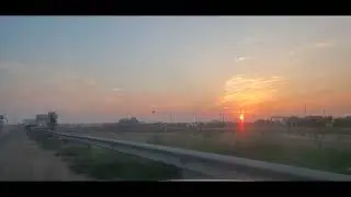 how Sunsets looks from highway