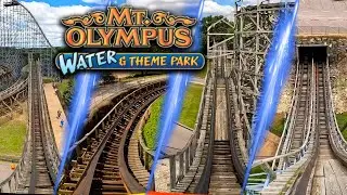 All Roller Coasters at Mt. Olympus Water & Theme Park (Wisconsin Dells 🇺🇸)