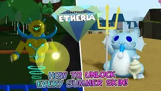 HOW TO UNLOCK EVERY SUNSHINE SKIN IN MONSTERS OF ETHERIA! (Summer Event)