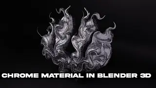 BLENDER 3D: EASY CHROME MATERIAL + FREE 3D OBJECT
