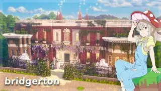 Building the Bridgerton's House in Minecraft ☕💐 | Aesthetic Building With Cocricrot!