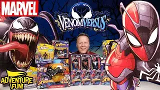 Marvel Spider-Man VenomVersus Spider-Man vs Venom Toy Action Figures AdventureFun Toy Review!
