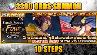 Bleach Brave Souls - 2200 Orbs SAFWY: Untold Stories Four Summons