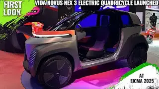 Vida Novus Nex 3 Electric Quadricycle Launched At EICMA 2025 - First Look - Full Exterior