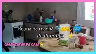 Rotina da manhã de domingo 🧽🧹🪣 organização da casa
