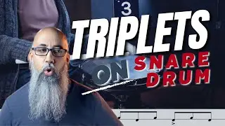 This video is all about TRIPLETS ON SNARE DRUM