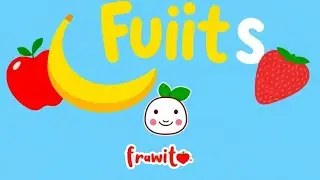 Learn Fruits with Fun! 🍎🍓 Colorful Fruit Introduction for Children