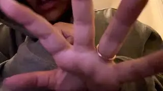 Fast and chaotic ASMR hand movements (visuals with & w/o lotion) tingly hand sounds