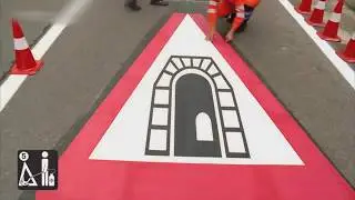 Забугорная дорожная разметка!