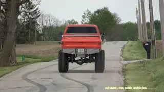 lifted square body Chevy BBC on 44