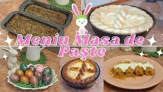 Meniu Masa de Paşte 🐣 Pregatiri pentru Paste | Drob, Sarmale, Pasca, Vopsim oua