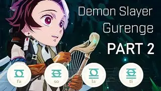 Demon Slayer OP - Gurenge PART 2 - Windsong Lyre Tutorial - Genshin Impact (DON'T SUBSCRIBE)