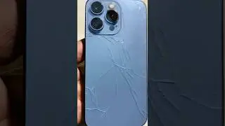 Iphone 13 pro Back Glass #backglass #iphone13pro #iphone #reels #brokenglass #brokenglassrepair