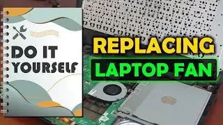 How To Replace Laptop Fan | Asus X441, X441B, X441M, X441N, X441S, X441U