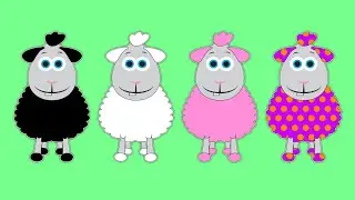 Baa Baa Black Sheep with Puppets | Puppet Party Kids Music