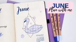 Plan With Me | June 2020 Bullet Journal Setup