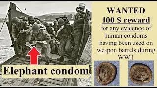 Nazi condom diggers Part 2 - Were condoms used on rifle barrels during WWII? 100$ for evidence