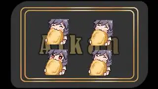 Animated nugget noming emote 